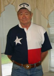 Texas Flag Henley Shirt 